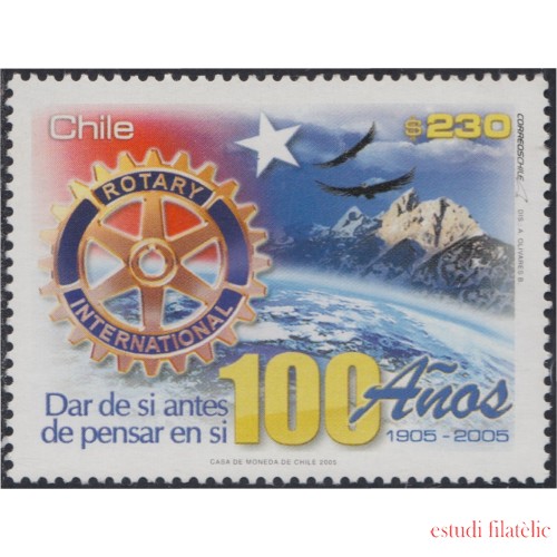 Chile 1685 2005 100° de Rotary Club Internacional MNH