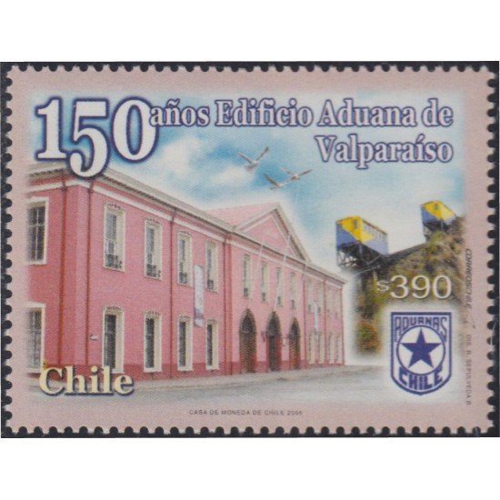 Chile 1692 2005 150 Años el Edificio regional de aduanas MNH