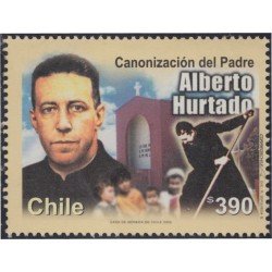 Chile 1696 2005 Canonización del Padre Alberto Hurtado MNH Chile 1696 2005 Canonización del Padre Alberto Hurtado MNH