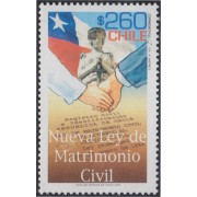 Chile 1698 2005 Nueva Ley sobre Matrimonia Civil MNH