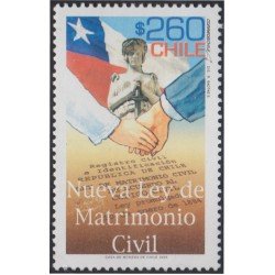 Chile 1698 2005 Nueva Ley sobre Matrimonia Civil MNH Chile 1698 2005 Nueva Ley sobre Matrimonia Civil MNH