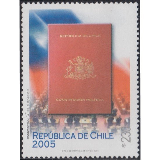 Chile 1701 2005 Constitución política de la República de Chile MNH Chile 1701 2005 Constitución política de la República de Chile MNH