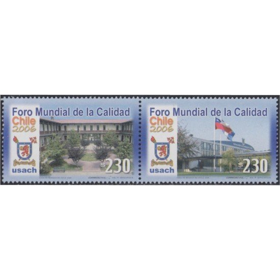 Chile 1718/19 2006 Forum Mundial de la Calidad MNH