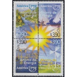 Chile 1720/23 Serie América UPAEP. Ahorro de Energía MNH Chile 1720/23 Serie América UPAEP. Ahorro de Energía MNH
