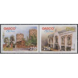 Chile 1731/32 2006 150 Años de la Compañía de Gas Liquido GASCO MNH Chile 1731/32 2006 150 Años de la Compañía de Gas Liquido GASCO MNH