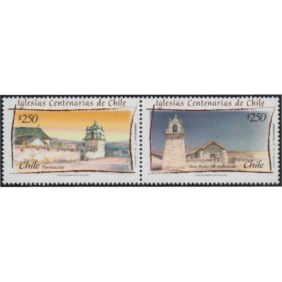 Chile 1741/42 2007 Iglesias Centenerias de Chile MNH