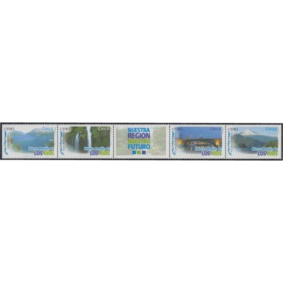 Chile 1756/59 2007 Nueva Región de Los Ríos MNH Chile 1756/59 2007 Nueva Región de Los Ríos MNH