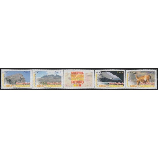 Chile 1760/63 2007 Nueva Región de Arica y Parinacota MNH