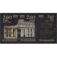 Chile 1764/66 2007 260 Años Correos de Chile MNH