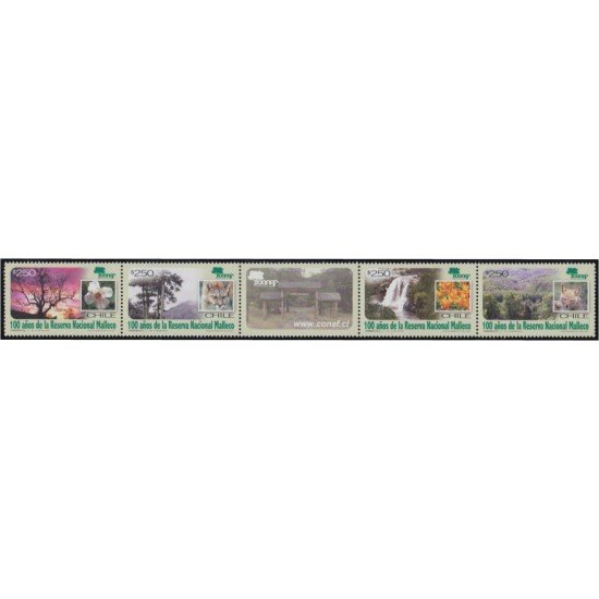 Chile 1778/81 2007 100° de la Reserva Natural e Malleco MNH Chile 1778/81 2007 100° de la Reserva Natural e Malleco MNH