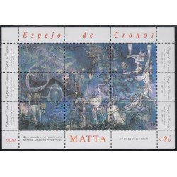 Chile 1835/43 2008 Espejo de cronos Pintura MNH Chile 1835/43 2008 Espejo de cronos Pintura MNH