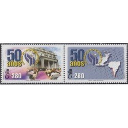 Chile 1850/51 2008 50 Años de la Escuela de Contadores de Chile MNH Chile 1850/51 2008 50 Años de la Escuela de Contadores de Chile MNH