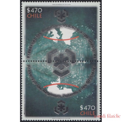 Chile 1884/85 2009 Preservar las Regiones Polares y los glaciares  MNH
