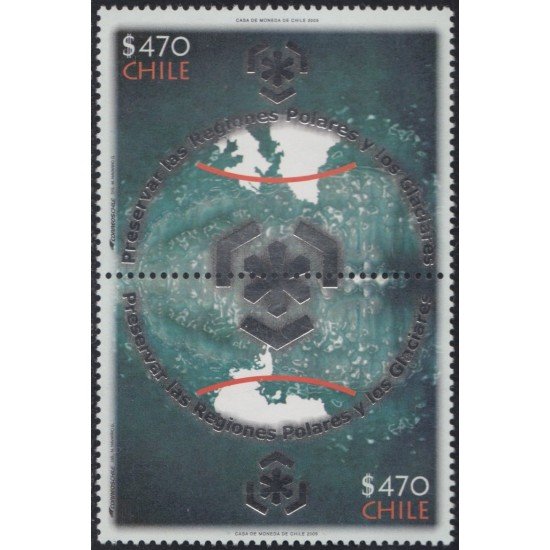 Chile 1884/85 2009 Preservar las Regiones Polares y los glaciares  MNH