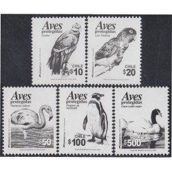 Chile 1906/10 2009 Fauna Aves protegidas MNH Chile 1906/10 2009 Fauna Aves protegidas MNH