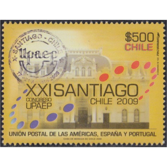 Chile 1911 2009 XXI Congreso de la UPAEP MNH Chile 1911 2009 XXI Congreso de la UPAEP MNH