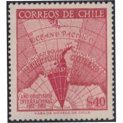 Chile 275 1958 Año geofísico Internacional MNH Chile 275 1958 Año geofísico Internacional MNH
