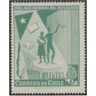 Chile 283 1960  Año mundial de los refugiados MNH