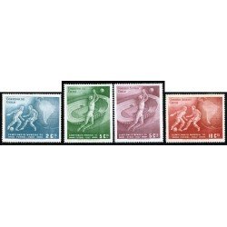 Chile 295/96 + 210/11 1962 Fútbol MNH Chile 295/96 + 210/11 1962 Fútbol MNH