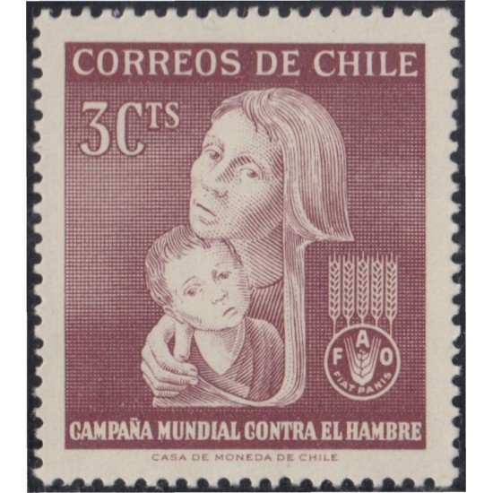 Chile 299 1963 Cruz Roja MNH