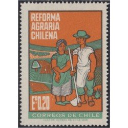 Chile 325 1968 Reforma agraria MNH Chile 325 1968 Reforma agraria MNH