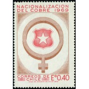 VAR3/S Chile 356 1970 Minas MNH