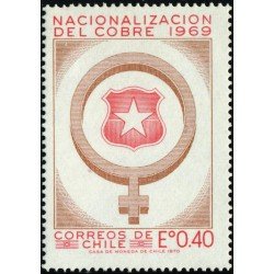 VAR3/S Chile 356 1970 Minas MNH VAR3/S Chile 356 1970 Minas MNH