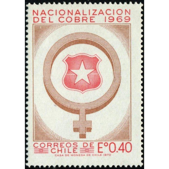 VAR3/S Chile 356 1970 Minas MNH