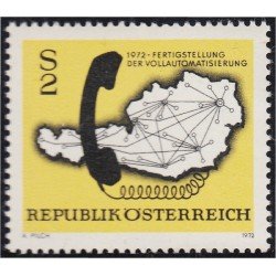 Österreich Austria 1235 1972 Fin de la automatización de la red telefónica MNH Österreich Austria 1235 1972 Fin de la automatización de la red telefónica MNH