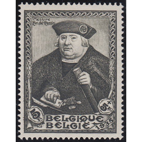 Bélgica 410 1935 Príncipe Francisco de Tassis MH Bélgica 410 1935 Príncipe Francisco de Tassis MH