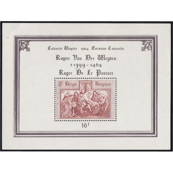 Bélgica HB 37 1964 Pintor Rogier de la Pasture MH Bélgica HB 37 1964 Pintor Rogier de la Pasture MH