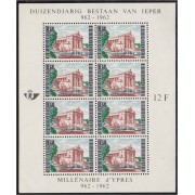 Bélgica HB 33 1962 Una existencia milenaria de Ypres MNH