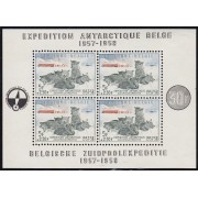 Bélgica HB 31 1957 Expedición Antártica Belga MNH