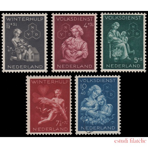 Holanda 413/16 1944 Alivio invernal y popular MH