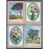 Italia Italy 946/49 1966 Flores y árboles MNH