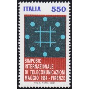 Italia Italy 1620 1984 Coloquio Internacional de Comunicaciones MNH