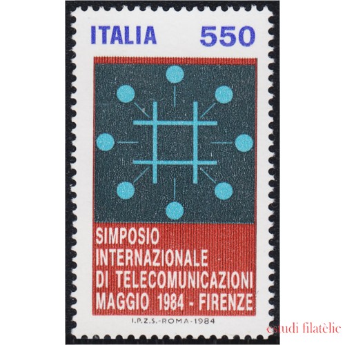 Italia Italy 1620 1984 Coloquio Internacional de Comunicaciones MNH