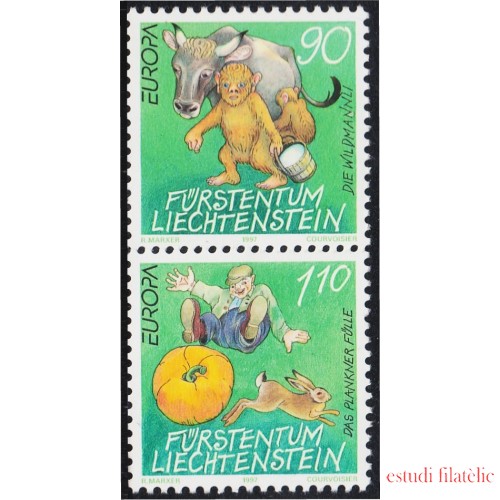 Liechtenstein 1086/87 1997 Europa Cuentos y Leyendas MNH