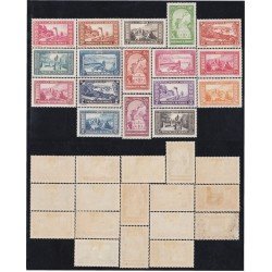 Monaco 119/34 1933/37 Paisajes del principado de Mónaco MH Monaco 119/34 1933/37 Paisajes del principado de Mónaco MH