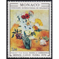 Monaco 817 1970 Concurso internacional de ramos de flores MNH Monaco 817 1970 Concurso internacional de ramos de flores MNH