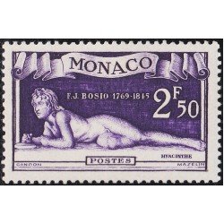 Monaco 317 1948 A la memoria del escultor F. J. Bosio MNH Monaco 317 1948 A la memoria del escultor F. J. Bosio MNH