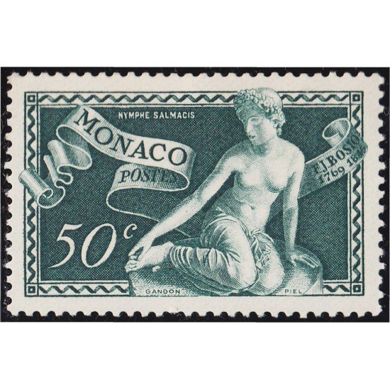 Monaco 314 1948 A la memoria del escultor F. J. Bosio MH Monaco 314 1948 A la memoria del escultor F. J. Bosio MH