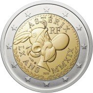 Francia 2019 2 € euros conmemorativos 60º Av de Asterix