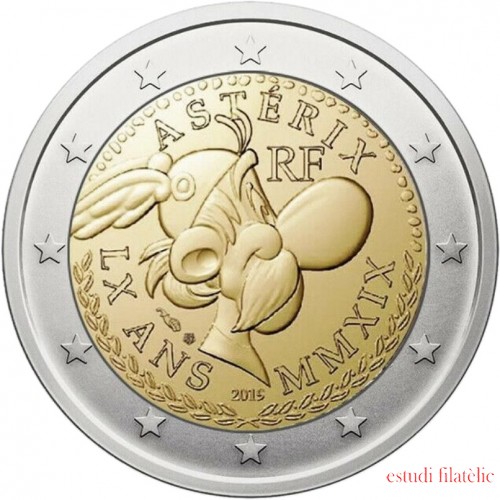Francia 2019 2 € euros conmemorativos 60º Av de Asterix 