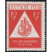 Alemania Oriental 31 1948 Emisión General Día del sello MNH