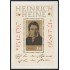 Alemania Oriental Germany HB 32 1972 Heinrich Heine  Poeta y Escritor MNH