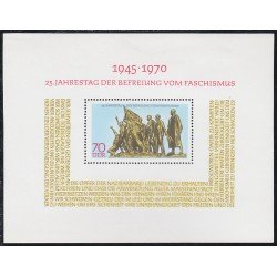 Alemania Oriental Germany HB 27 1970 25 Aniversario d ela liberación del Fascismo MNH