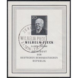 Alemania Oriental Germany HB 10 1960 Presidente Wilhelm Pieck usada