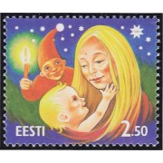 Estonia 289 1996 Navidad Christmas MNH