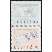 Estonia  245/46 1994 Europa Europa y los descubrimientos Aparatos MNH